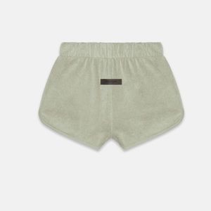 Essentials Sea Foam Velour Beach Shorts